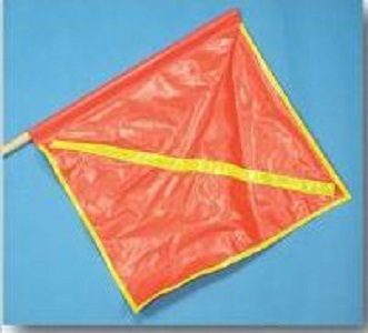 Reflective Highway Safety Flags Orange (Case of 10 Flags)